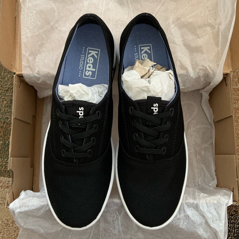KEDS Studio Leap Jersey Black W7.5